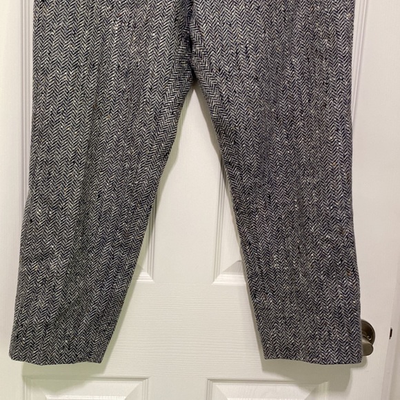 Dries Van Noten Wool crop pants Herringbone EU 50 34 - Picture 11 of 12